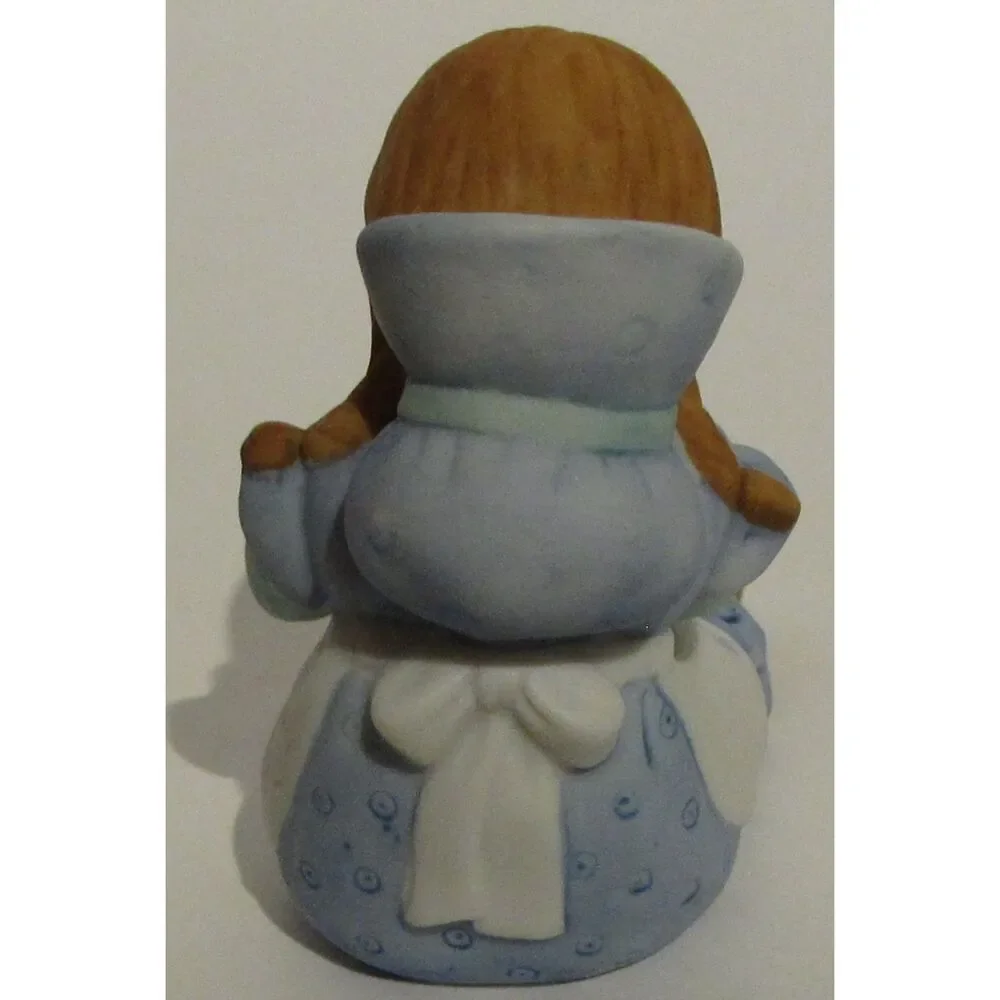 Holly Hobbie Merrily rolling along series X Figurine fine porcelain roller skate